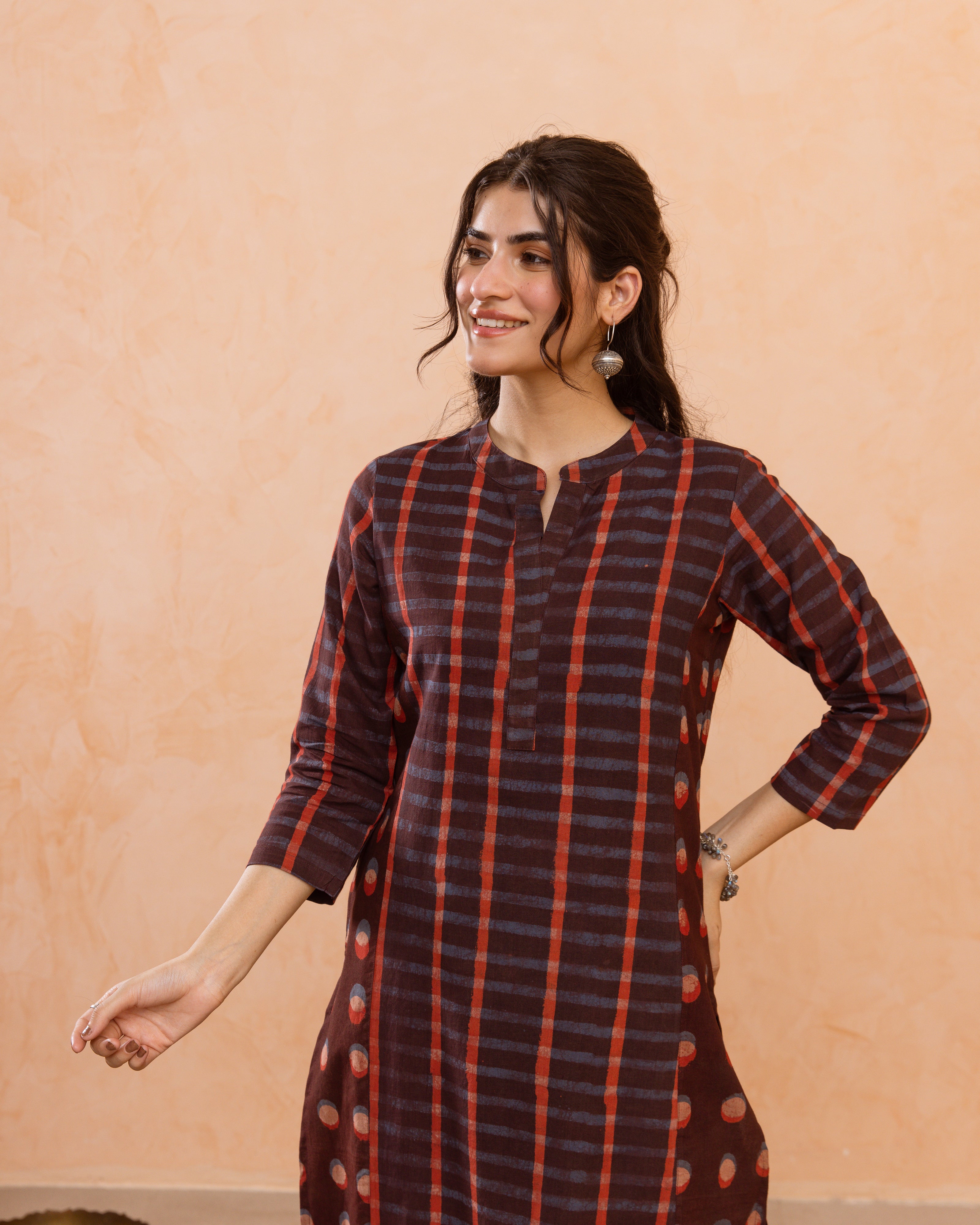 Brown Kurta (Pant Not Included)