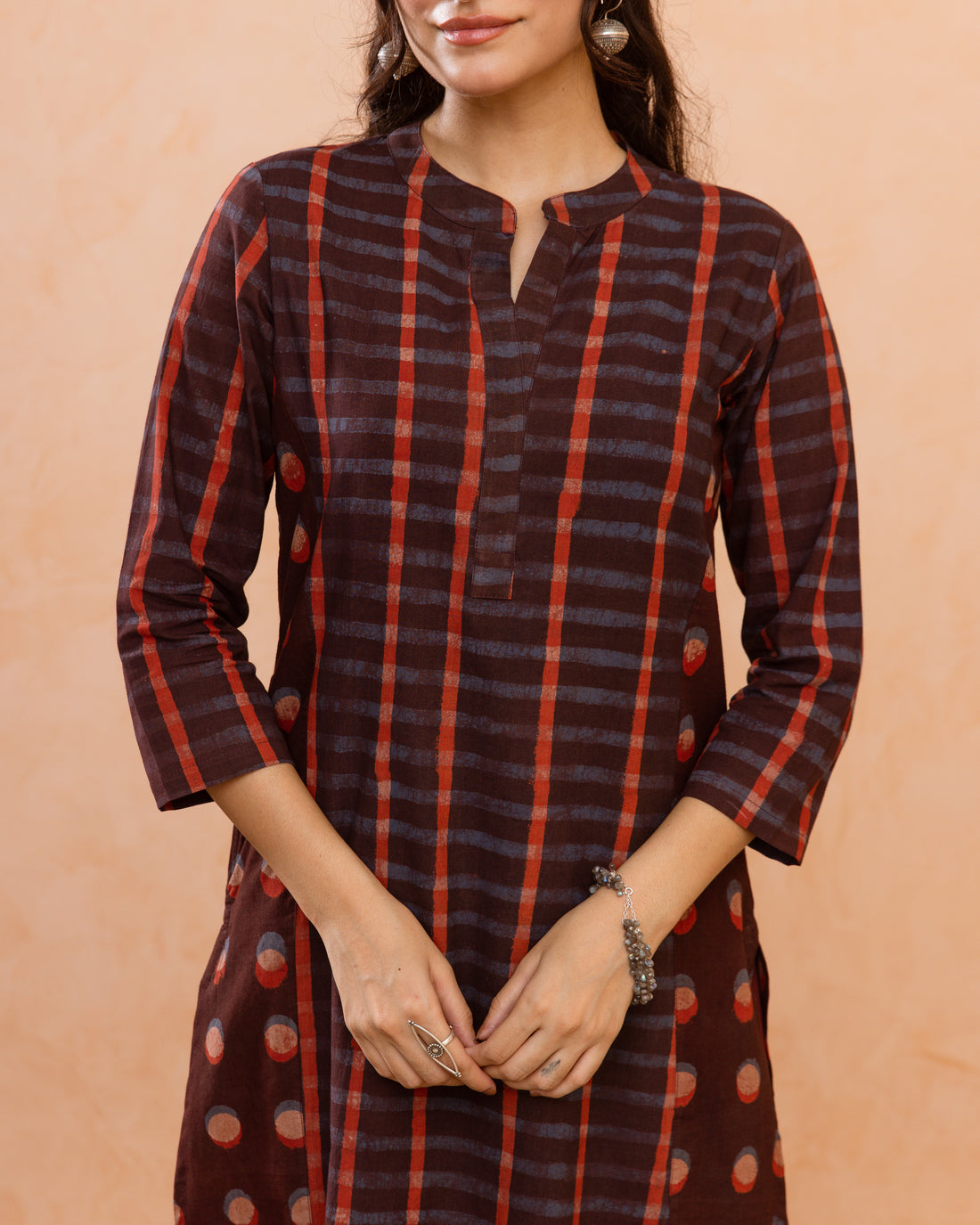 Brown Kurta (Pant Not Included)