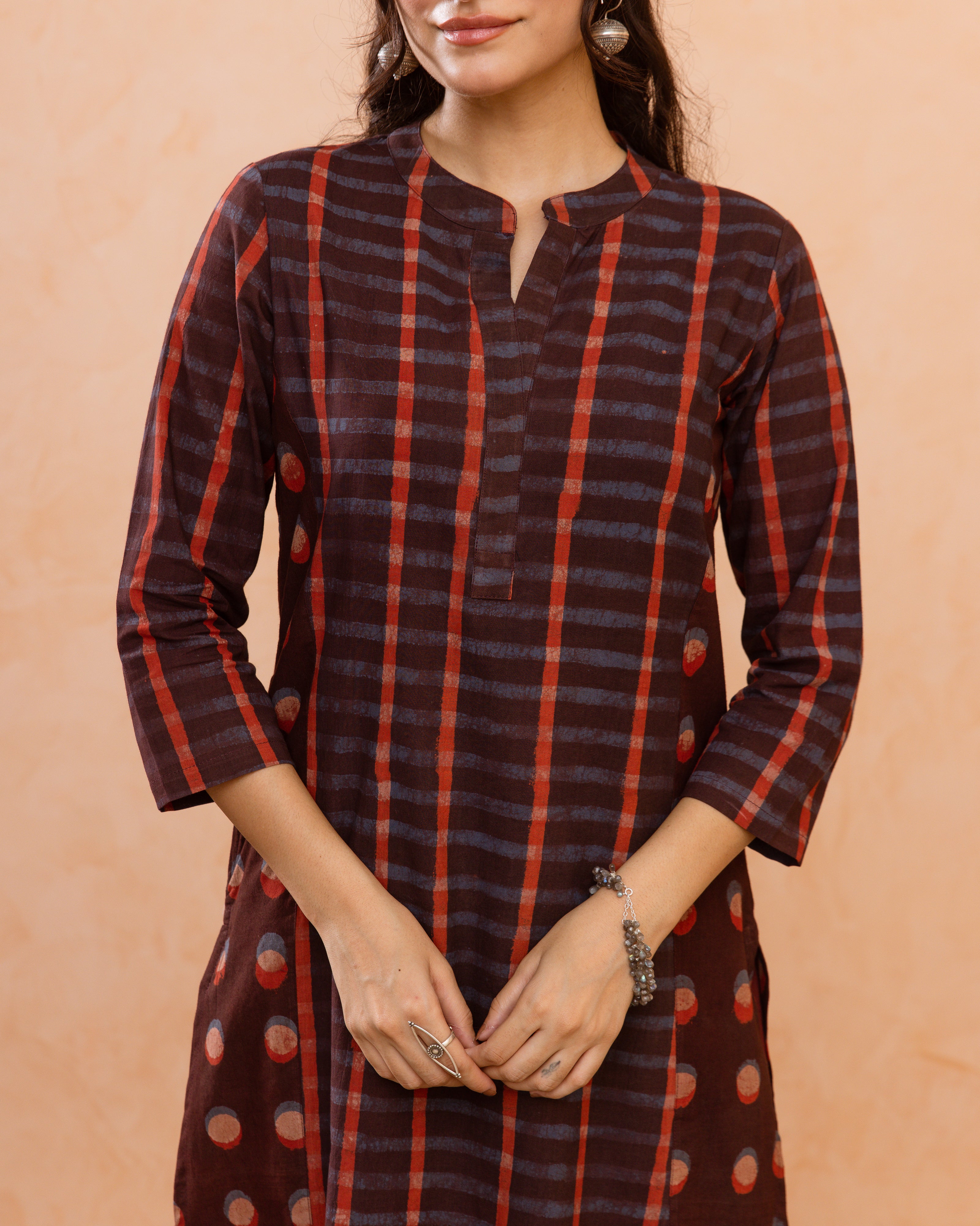 Brown Kurta (Pant Not Included)