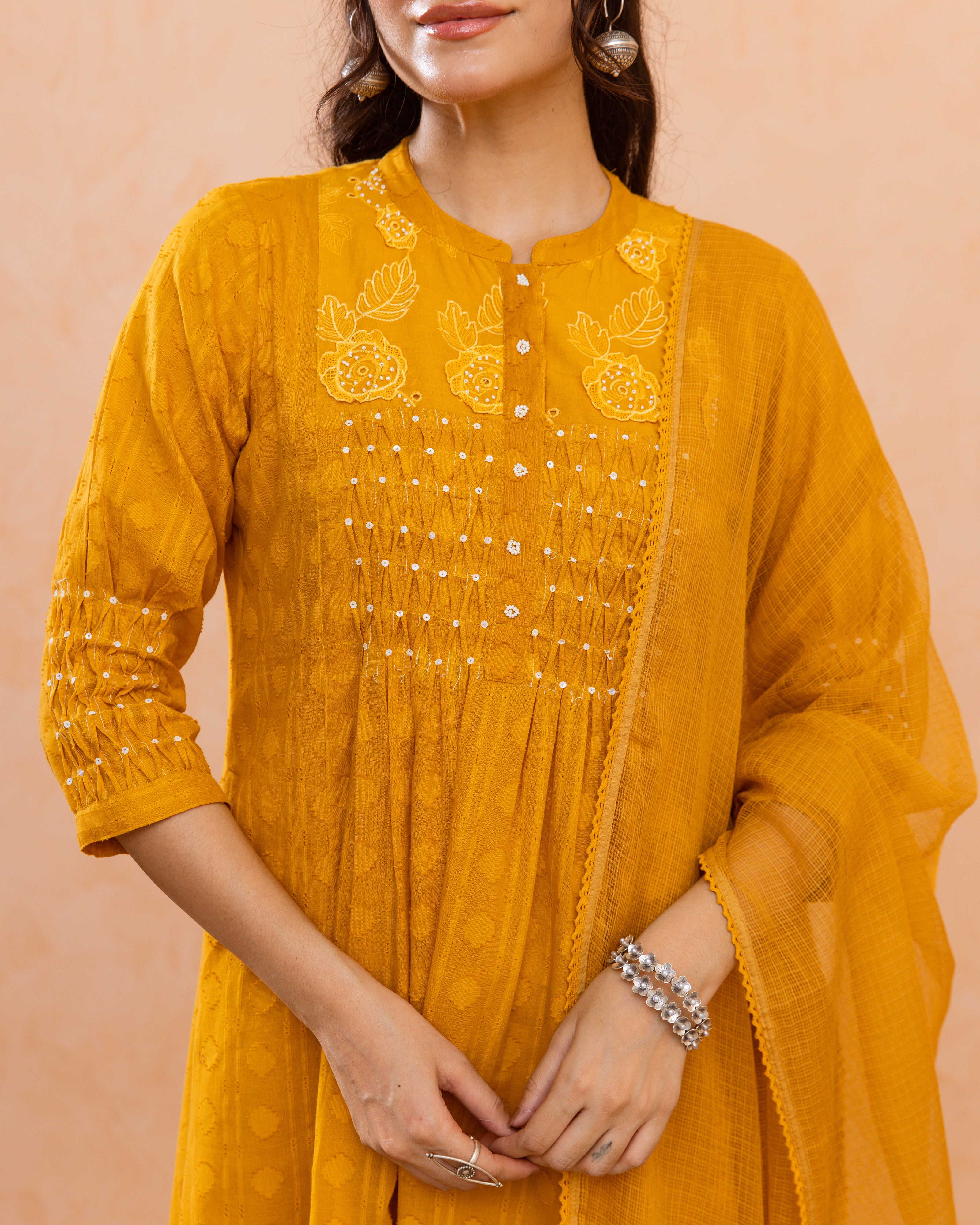Mustard Yellow Complete Suit Set