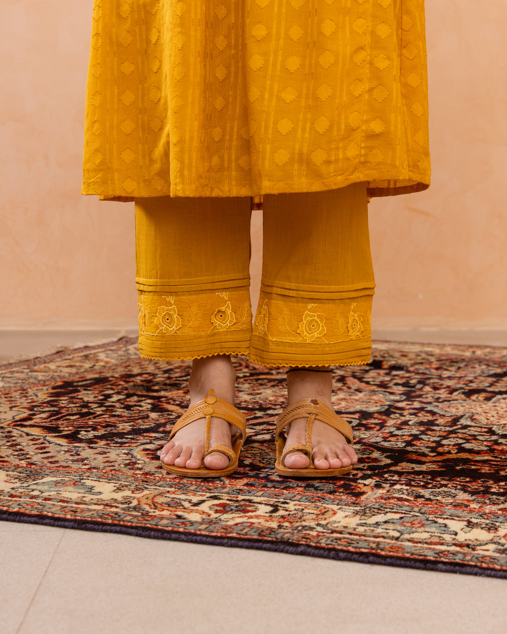 Mustard Yellow Complete Suit Set