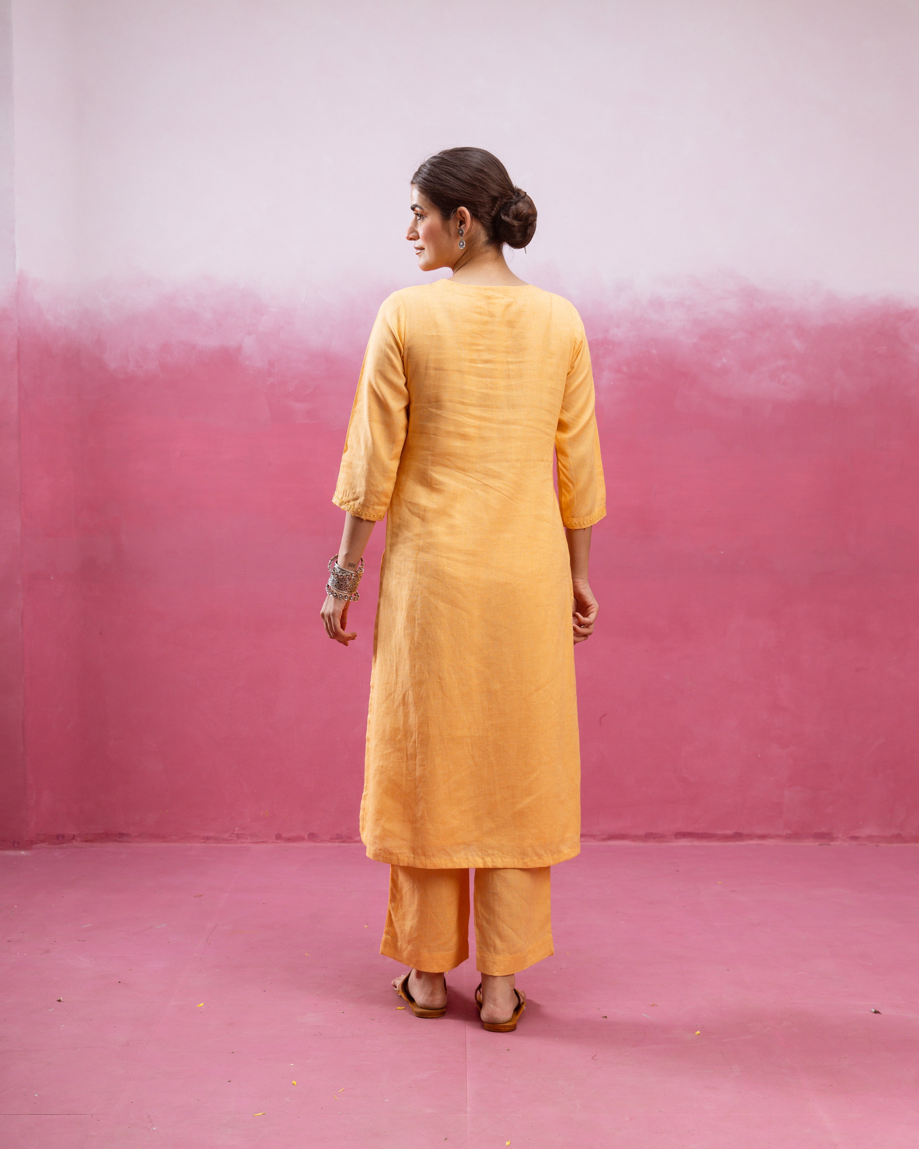 Mustard Yellow Kurta Pant