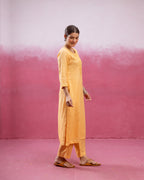 Mustard Yellow Kurta Pant