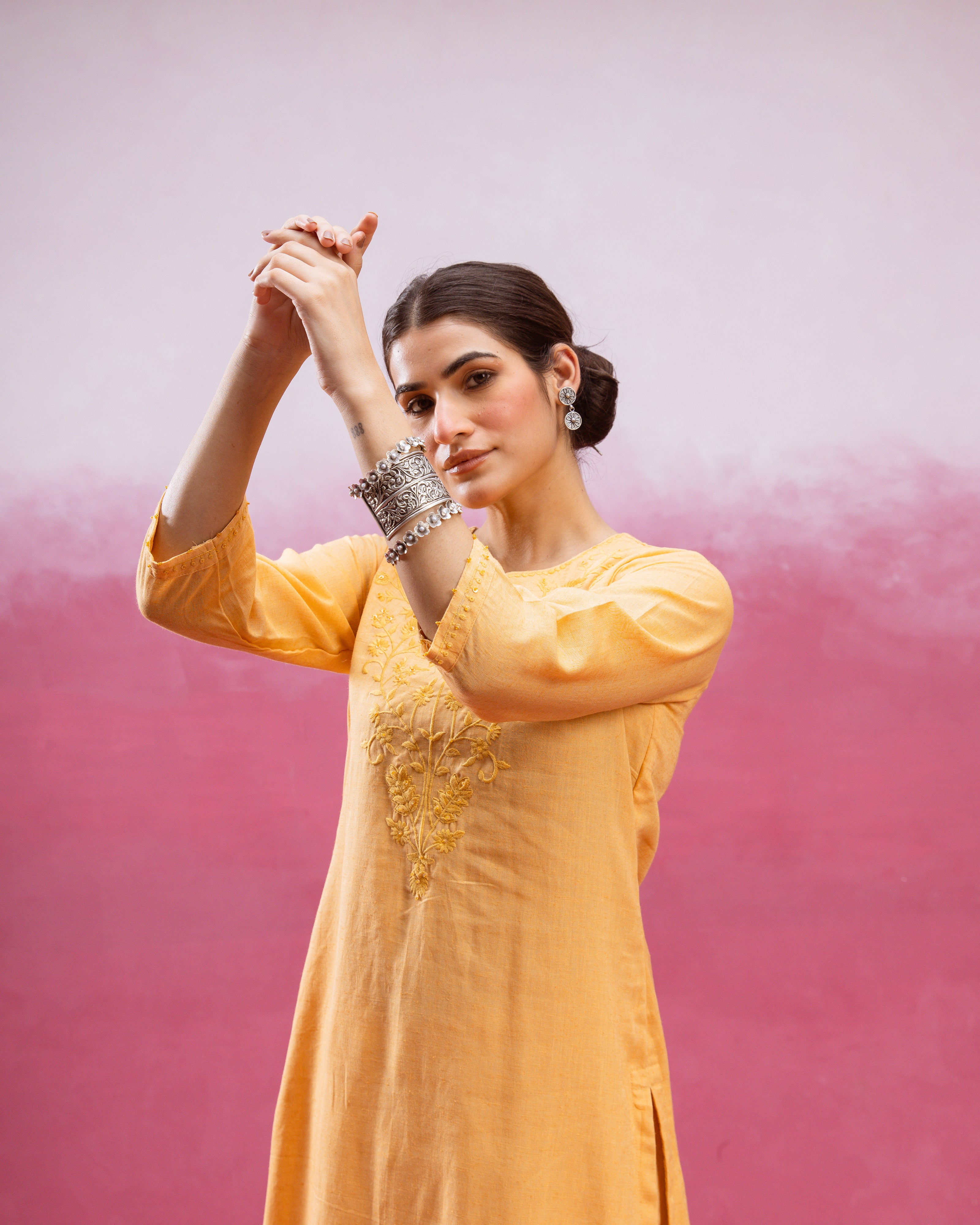 Mustard Yellow Kurta Pant