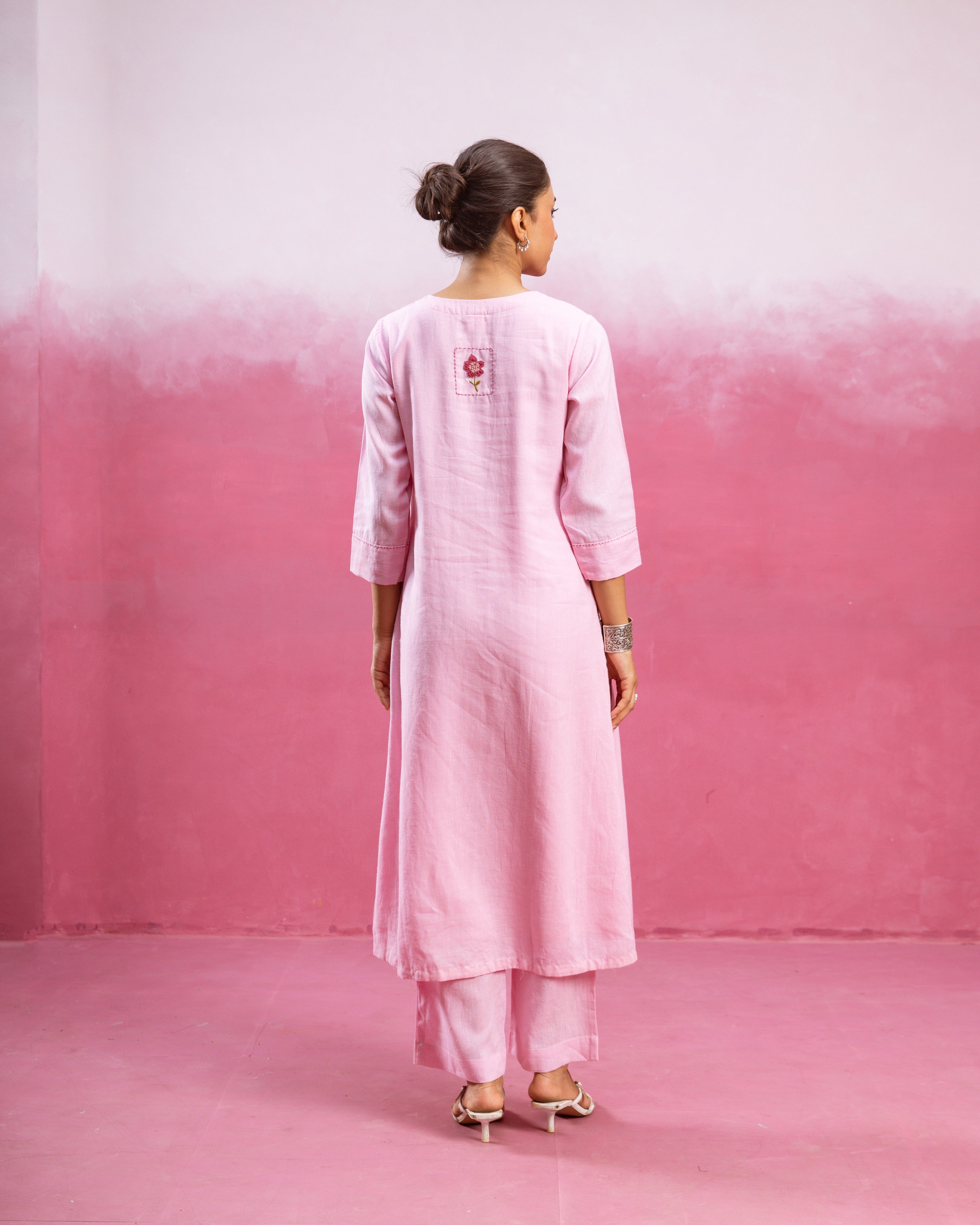 Baby Pink Kurta Pant