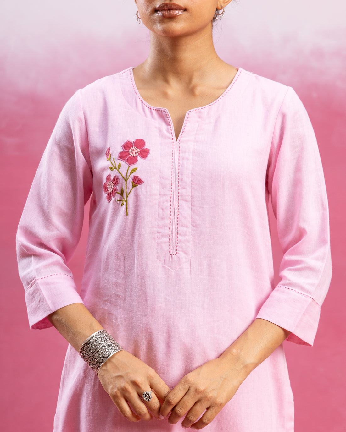 Baby Pink Kurta Pant