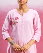 Baby Pink Kurta Pant