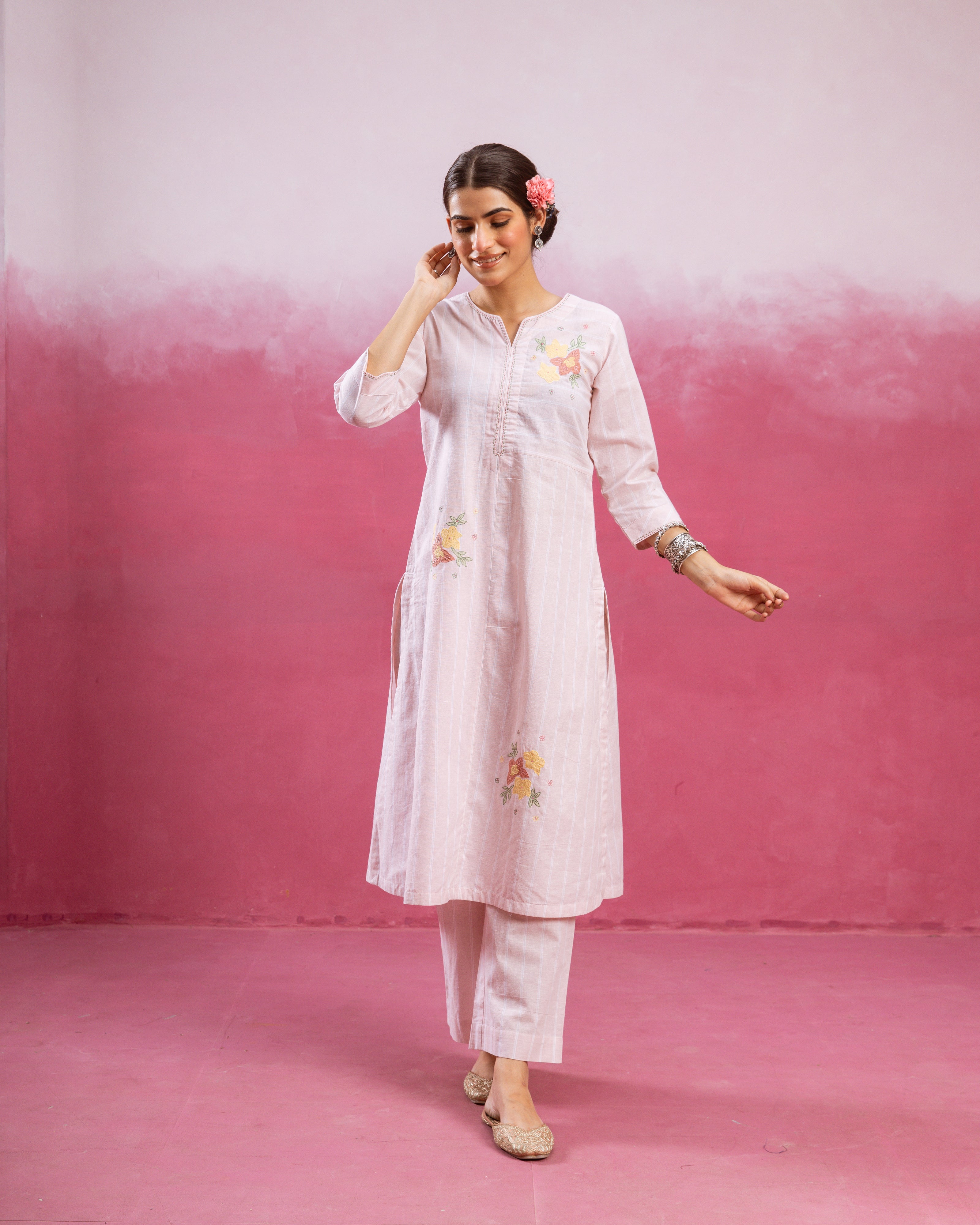 Blush Pink Kurta Pant