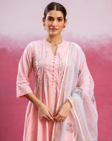 Pastel Pink Complete Suit Set