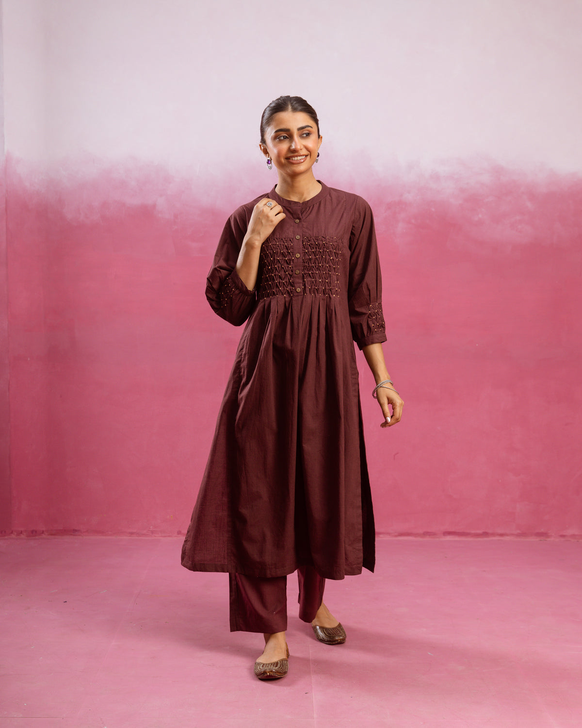 Chocolate Brown Kurta Pant