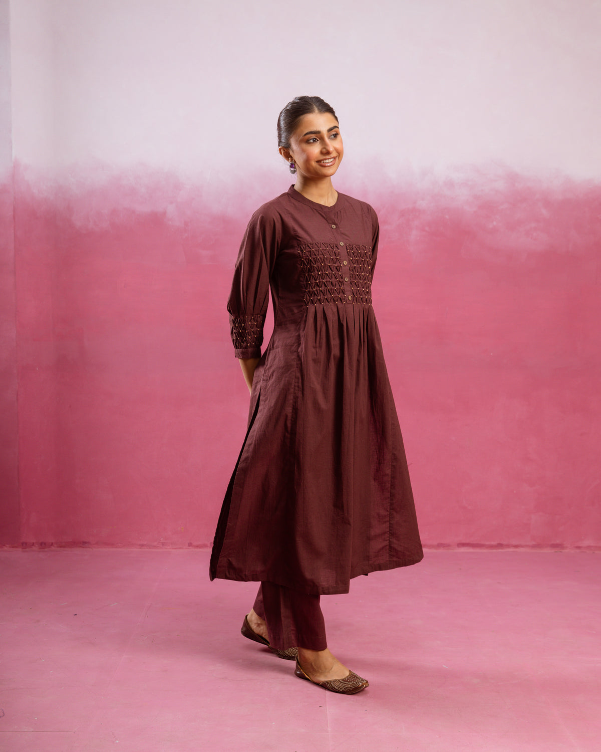 Chocolate Brown Kurta Pant