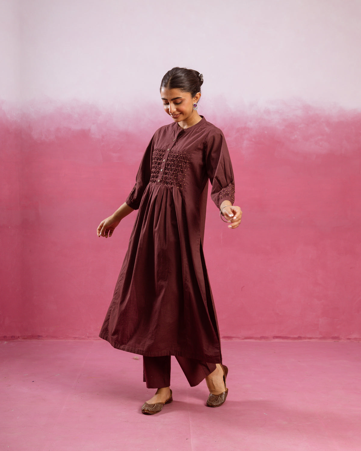 Chocolate Brown Kurta Pant