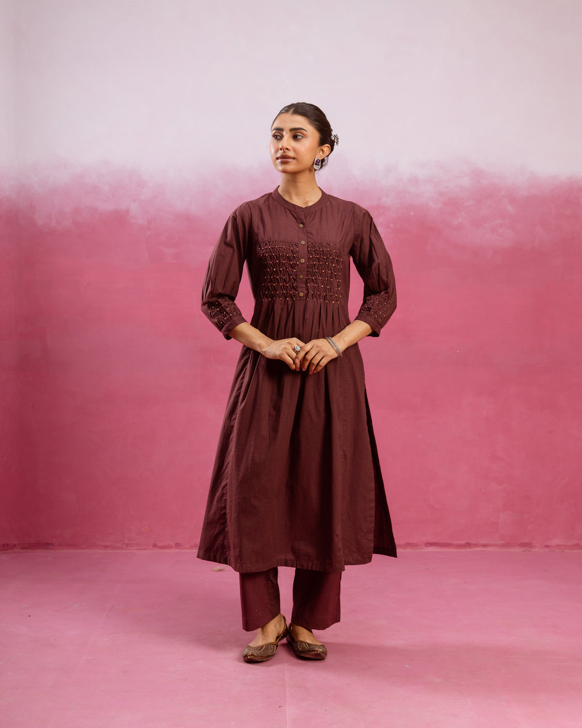 Chocolate Brown Kurta Pant