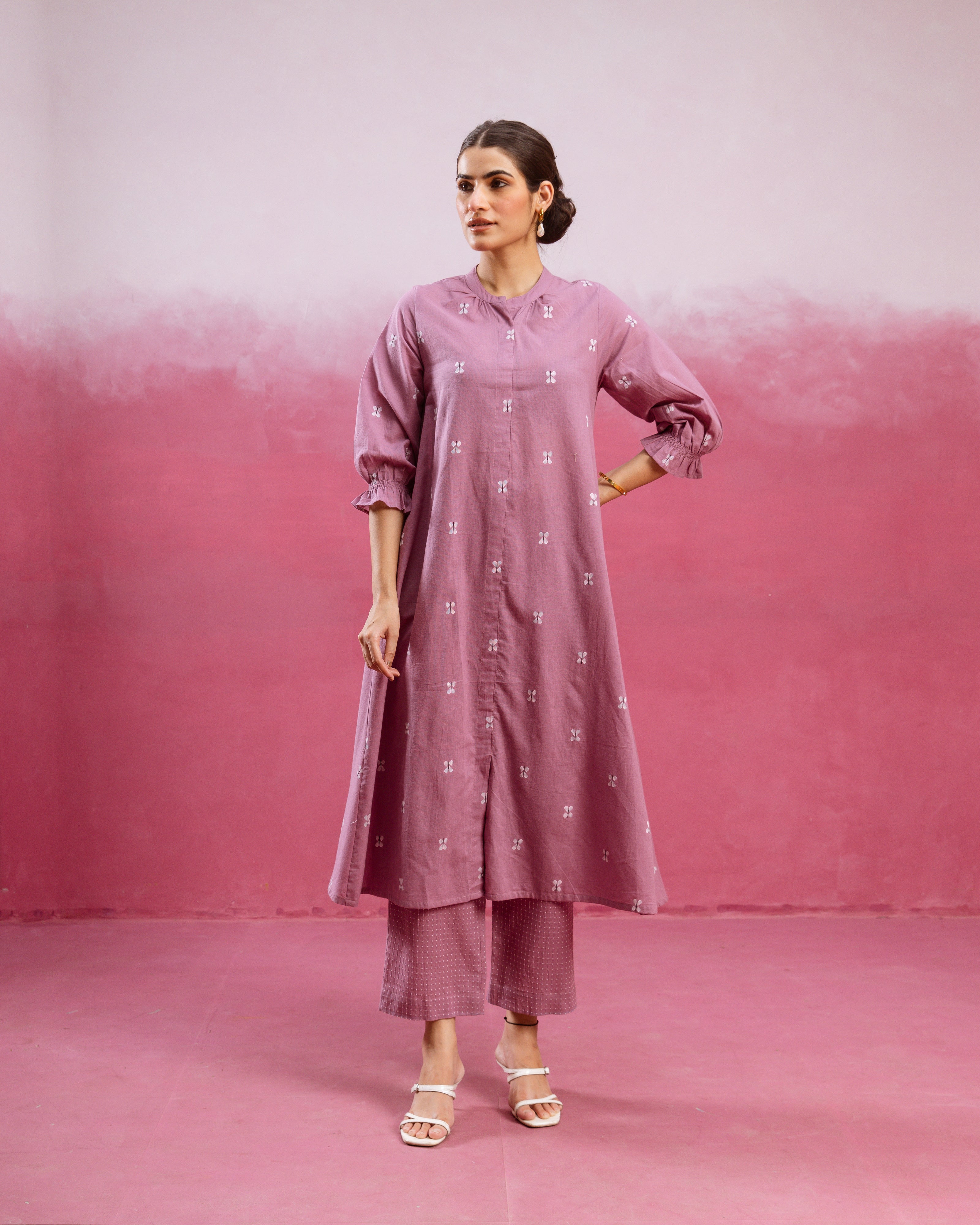 Dusty Mauve Kurta Pant