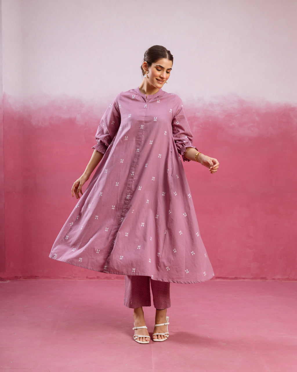 Dusty Mauve Kurta Pant
