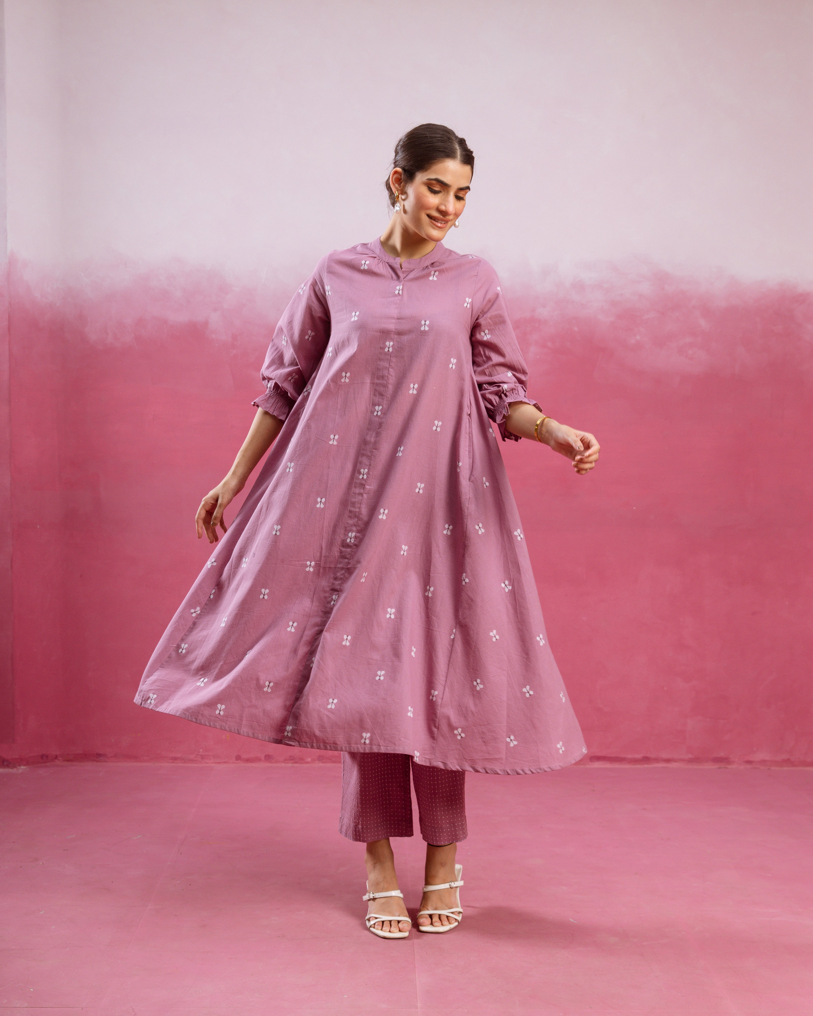 Dusty Mauve Kurta Pant
