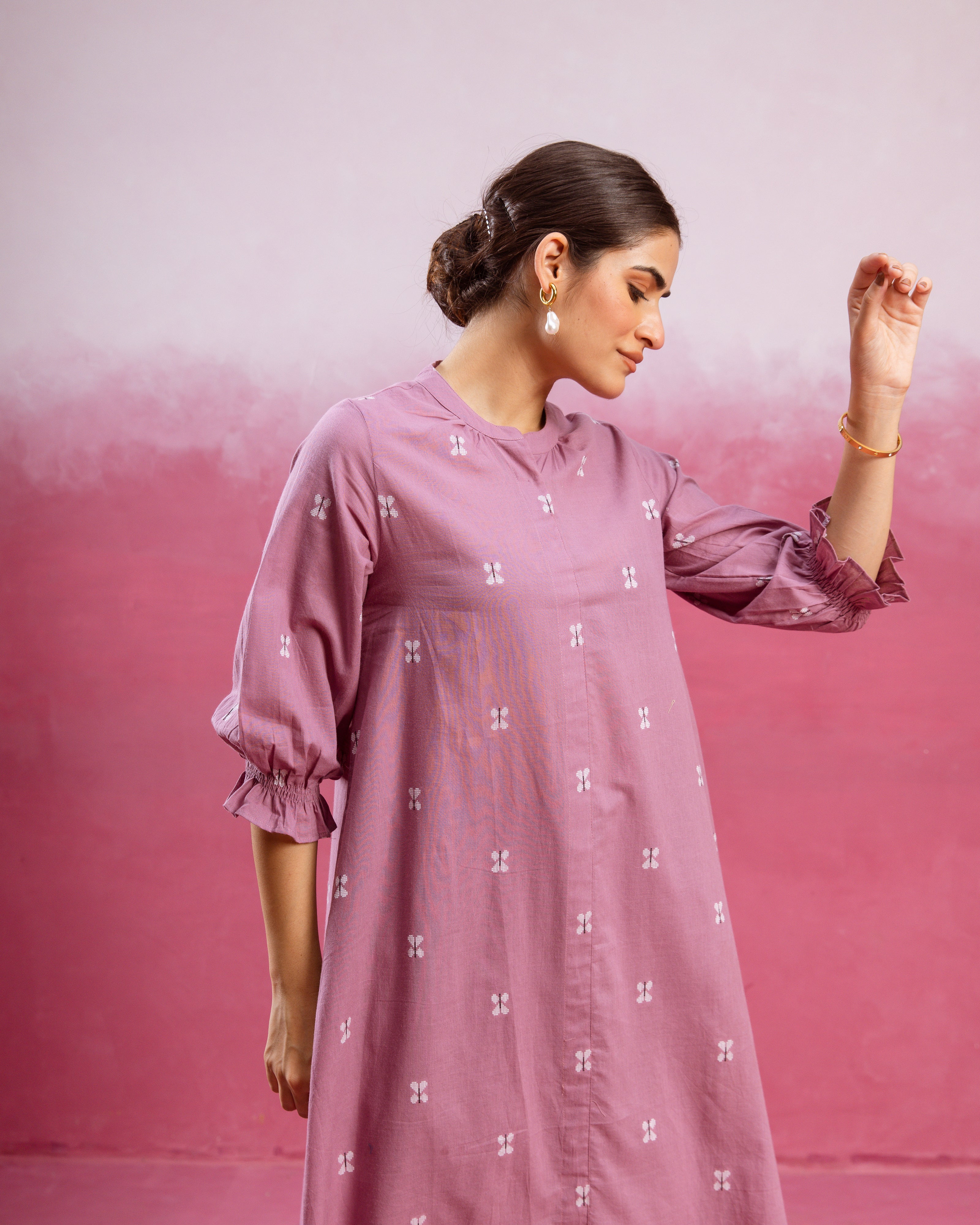 Dusty Mauve Kurta Pant