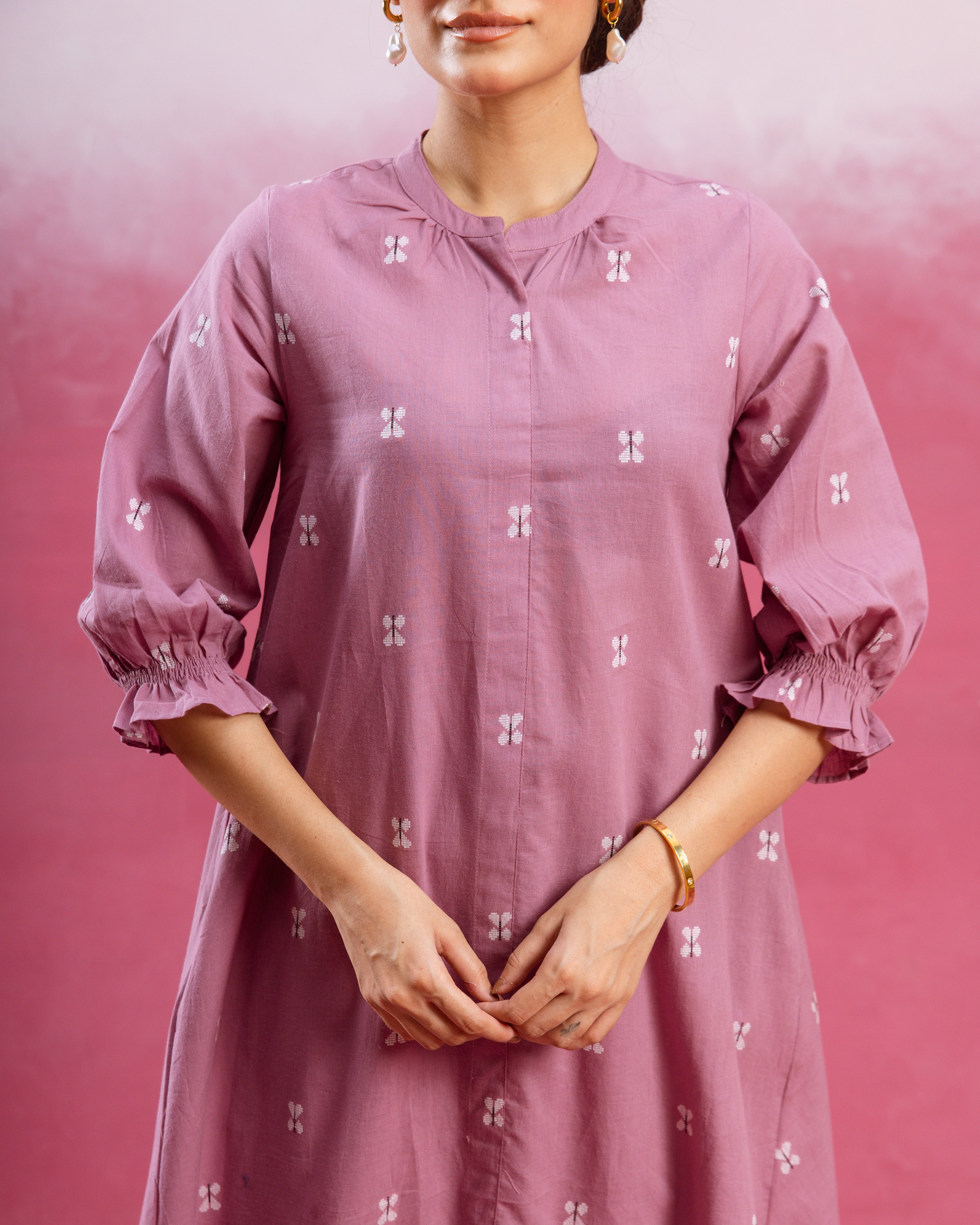 Dusty Mauve Kurta Pant