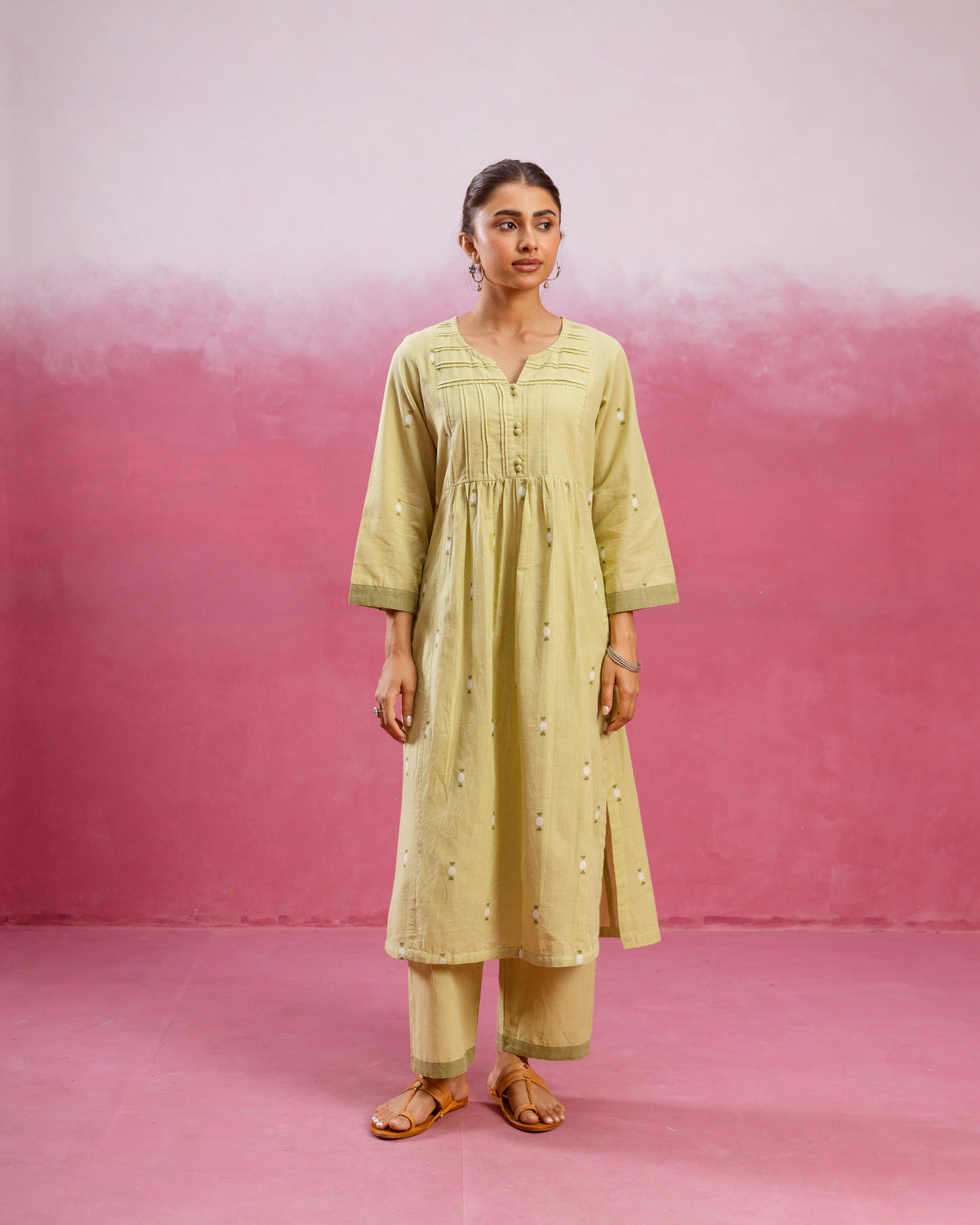 Pista Green Kurta Pant