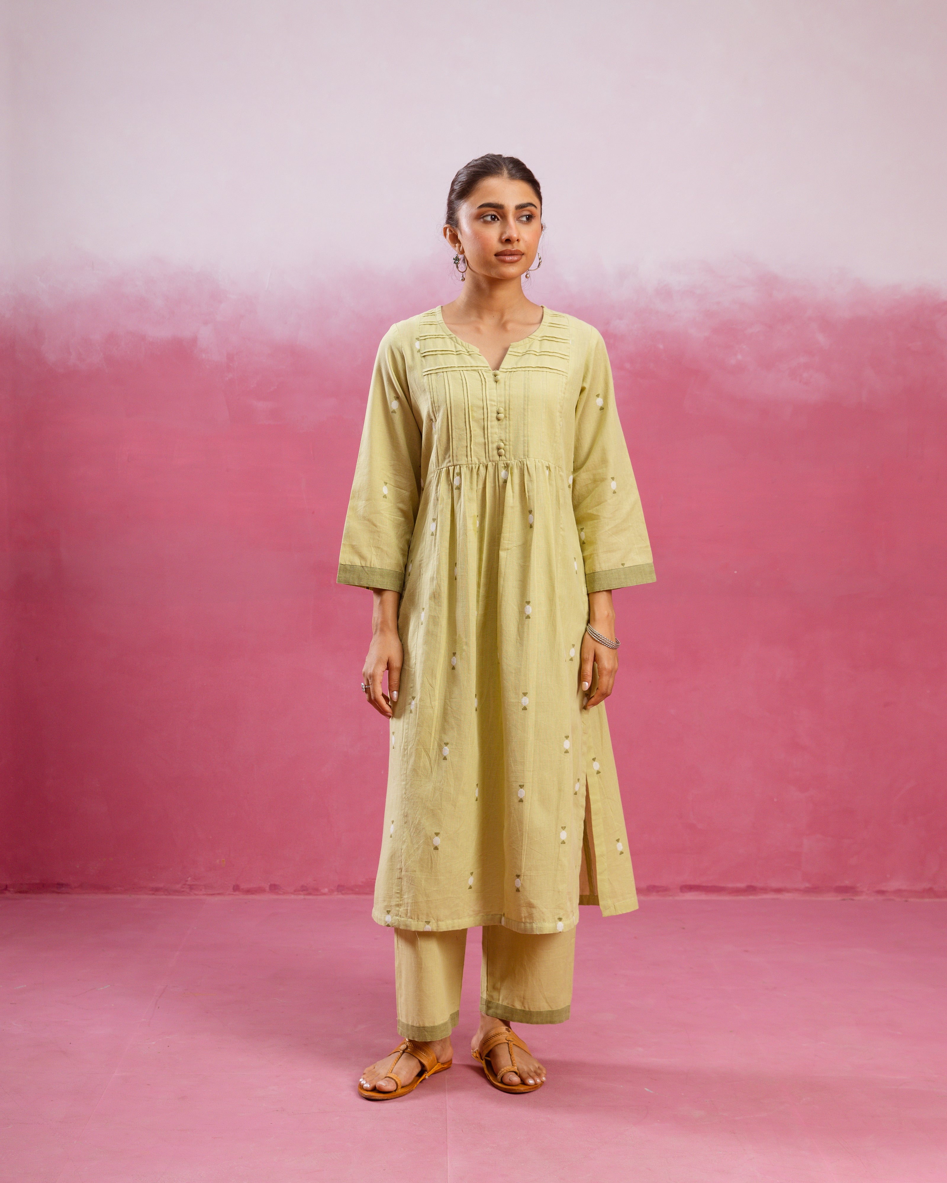 Pista Green Kurta Pant