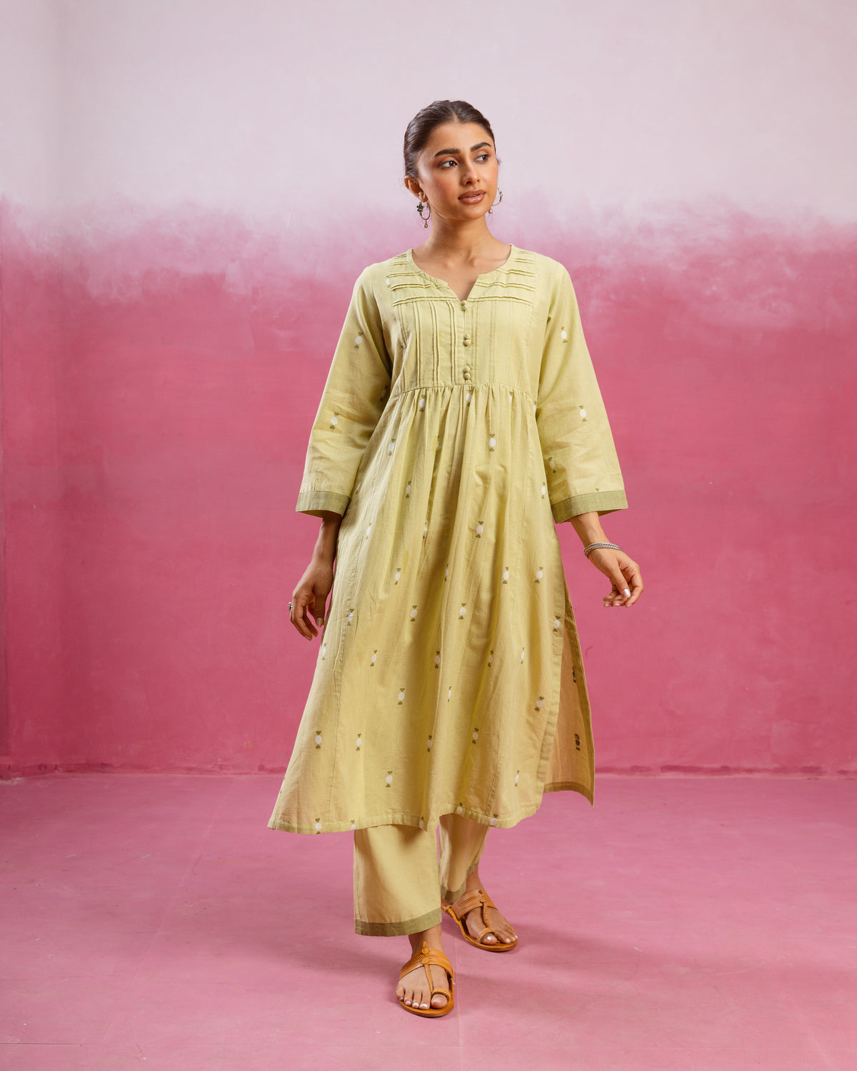 Pista Green Kurta Pant