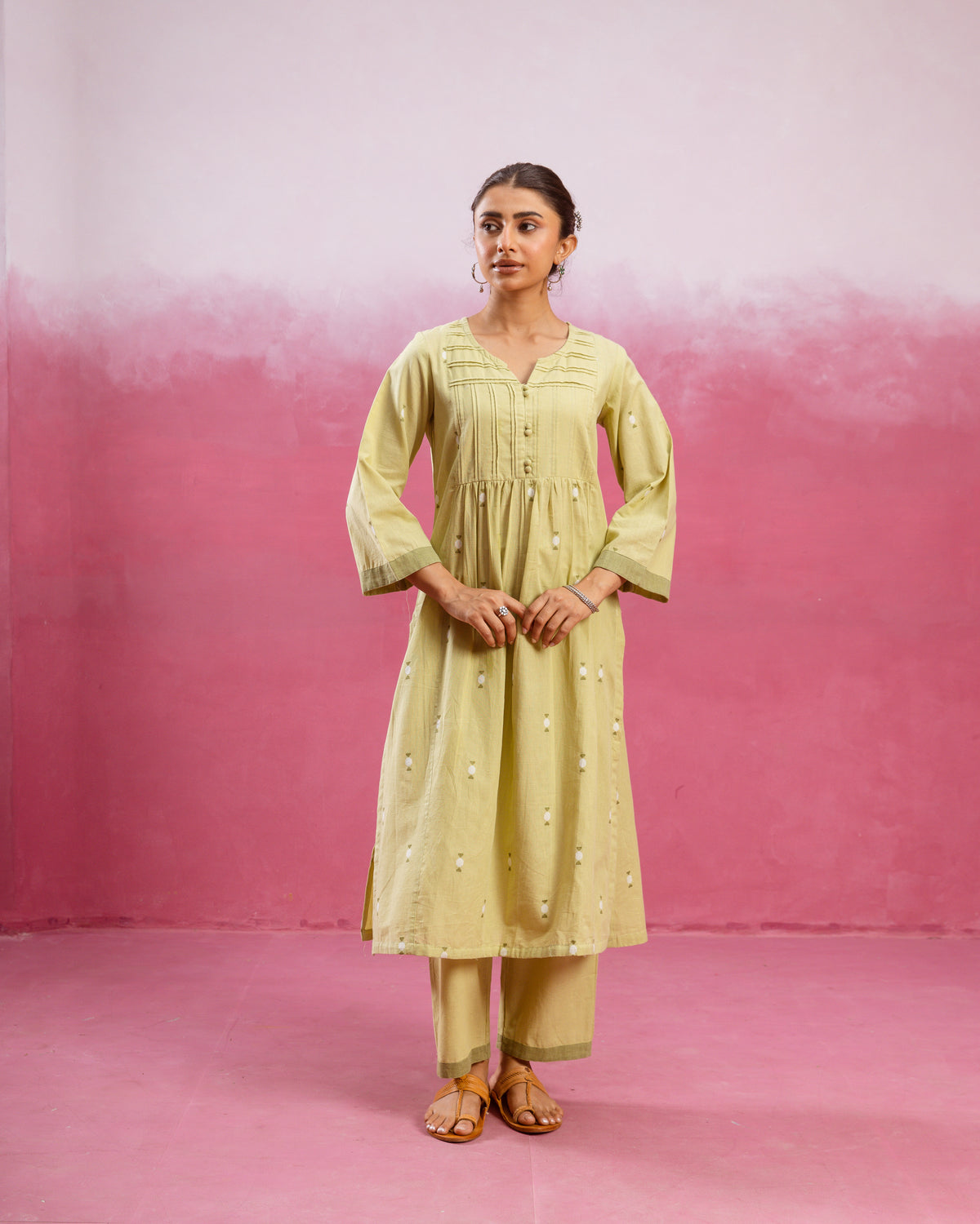 Pista Green Kurta Pant