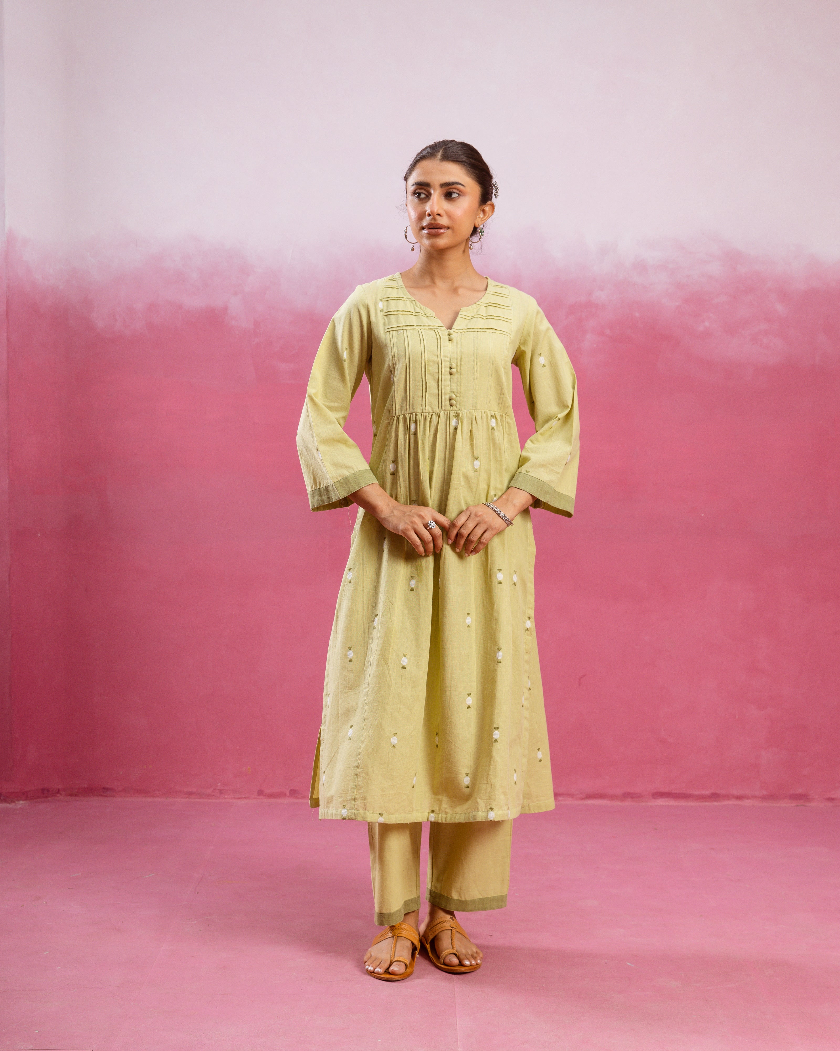Pista Green Kurta Pant