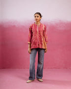 Deep Rose Pink Short Top