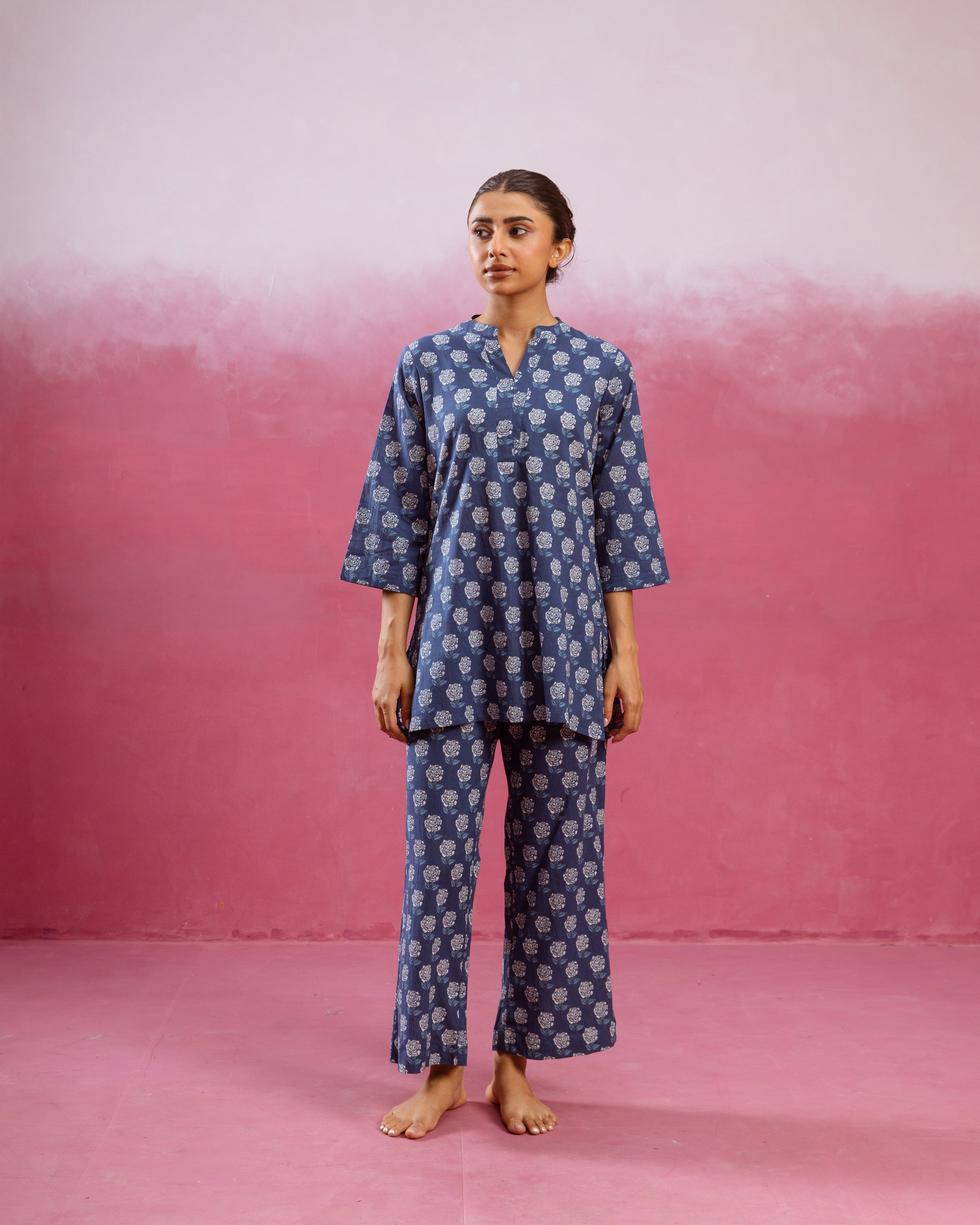 Navy Blue Lounge Wear