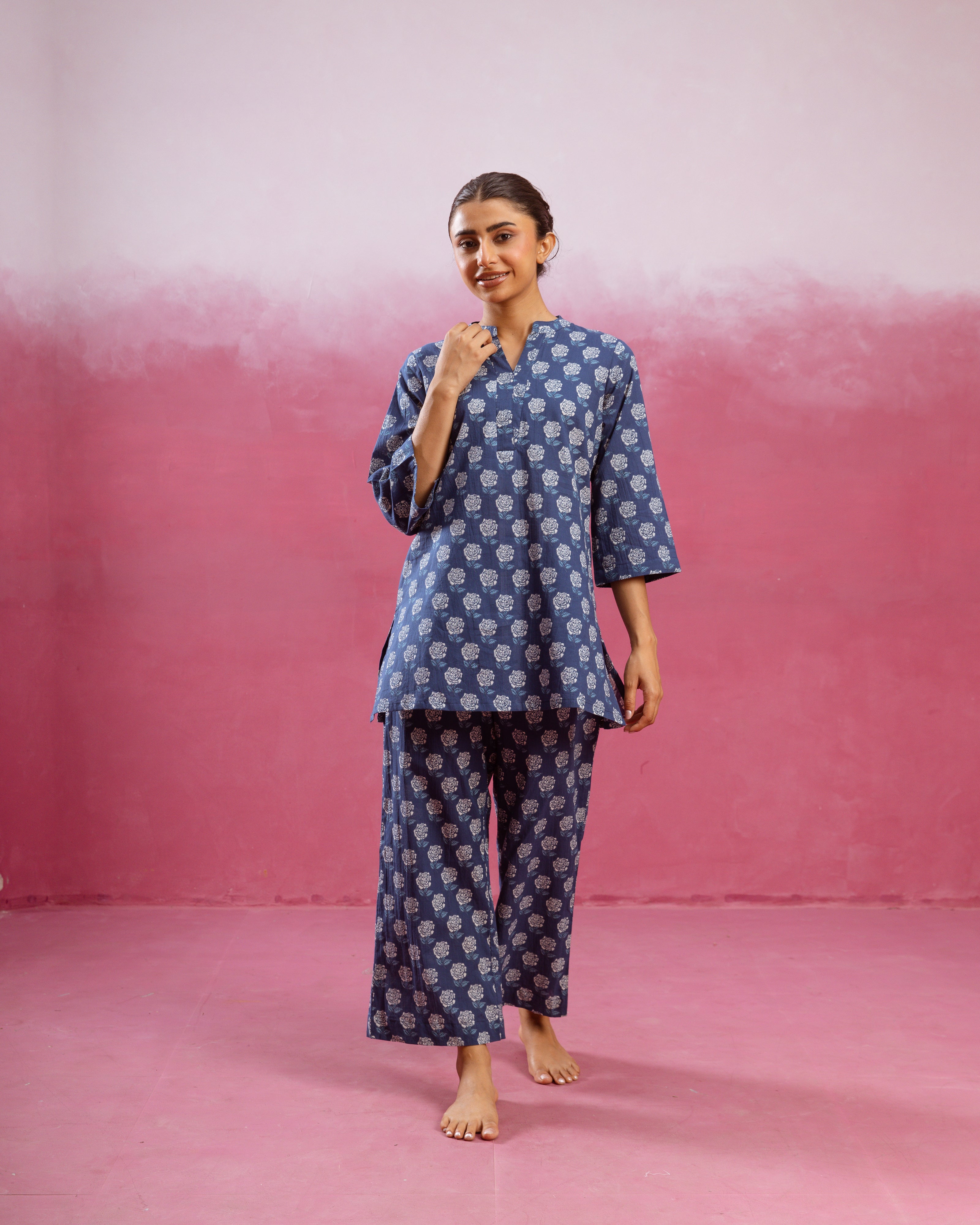 Navy Blue Lounge Wear