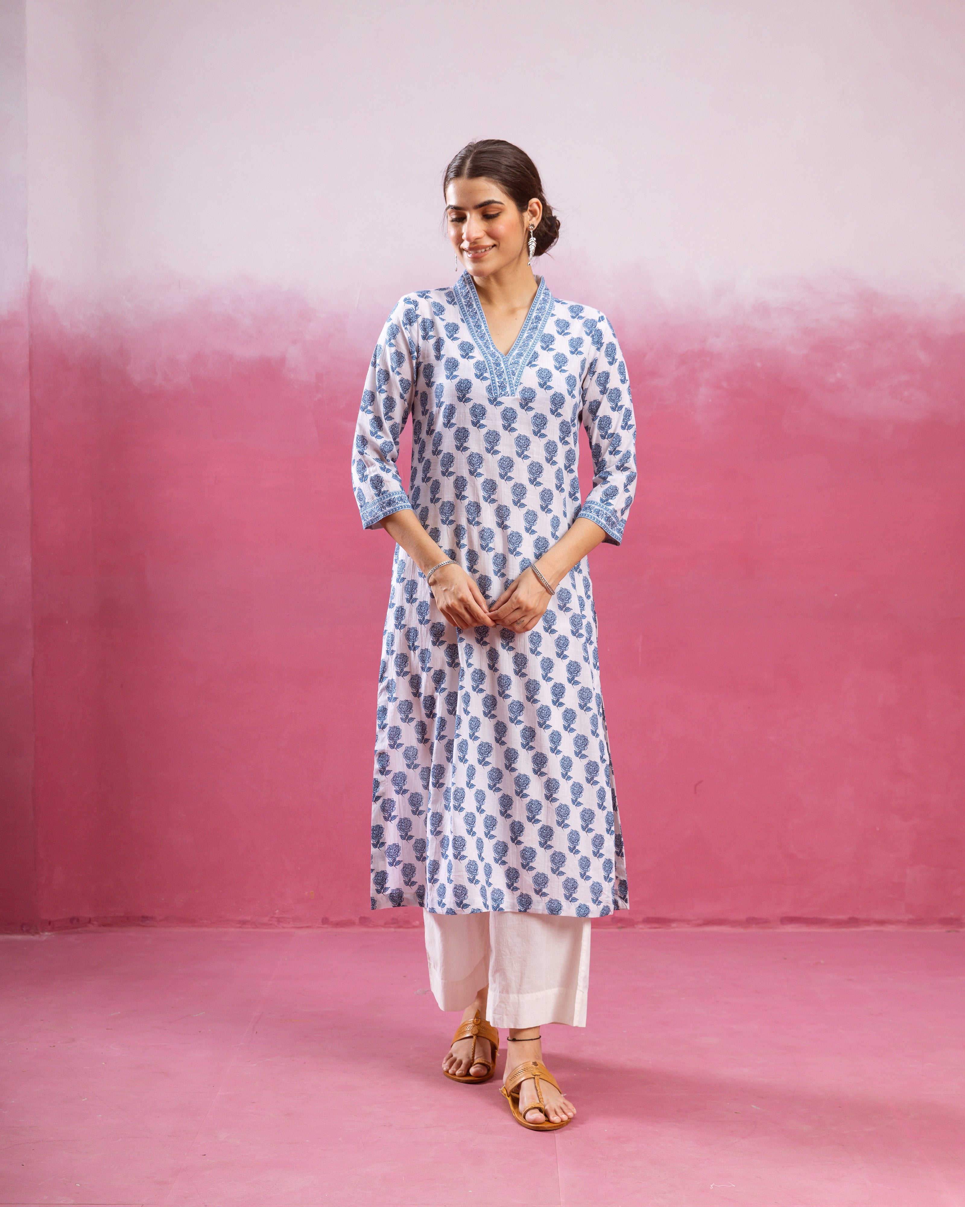 White Kurta ( Pant Not Included)