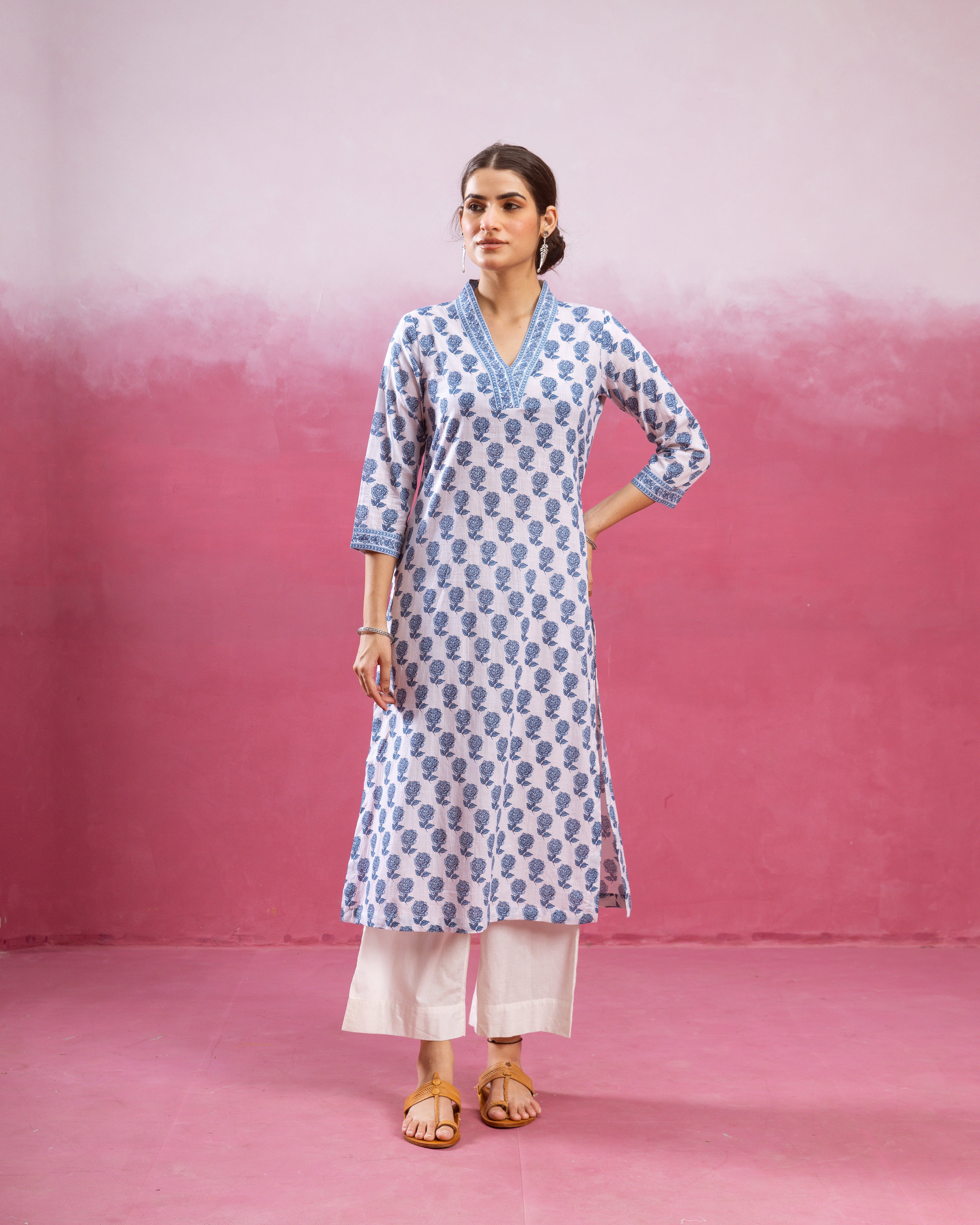 White Kurta ( Pant Not Included)