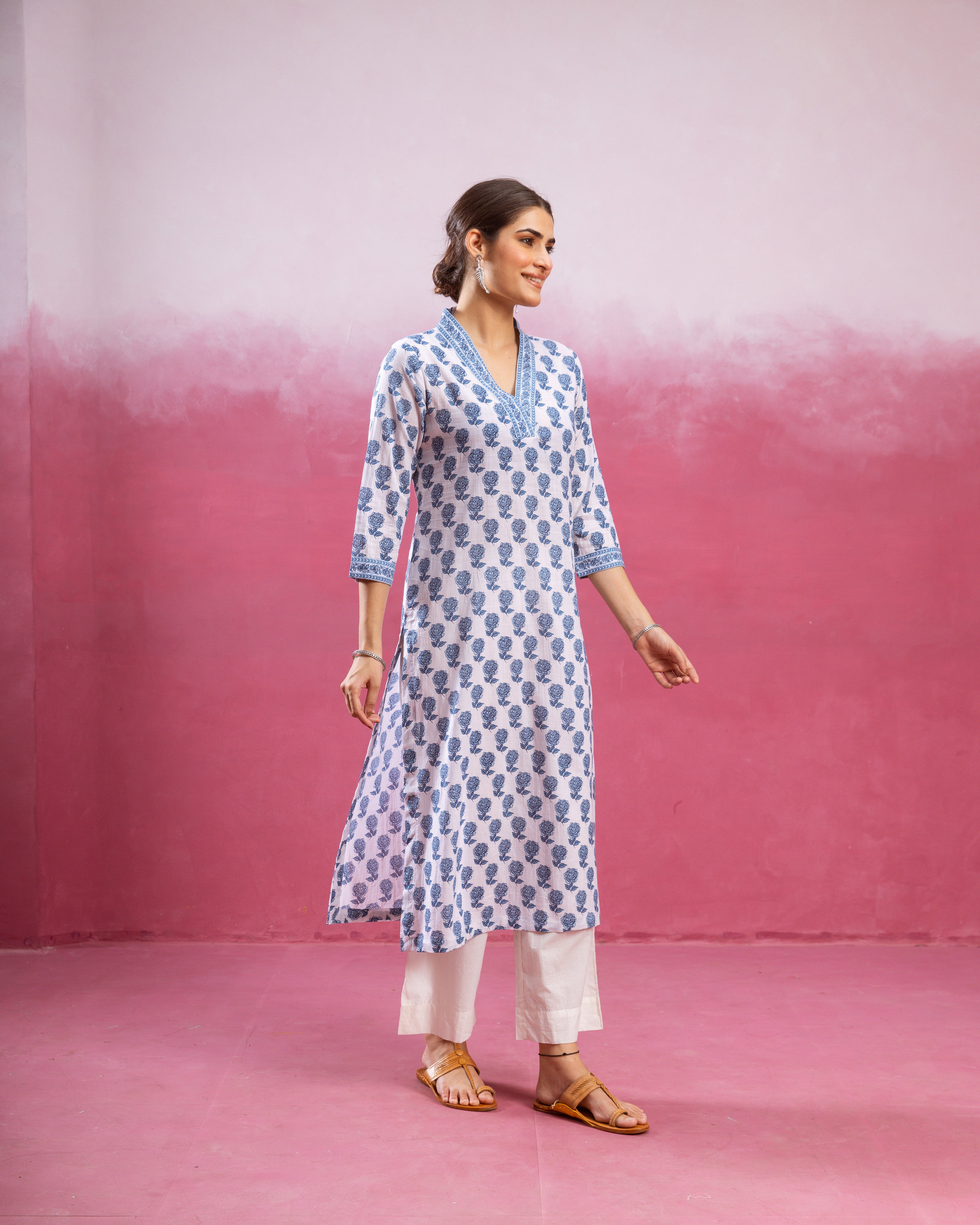 White Kurta ( Pant Not Included)