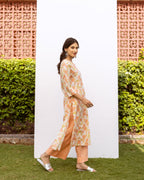 Peach Cotton Palazzo For Women's