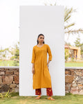 Red Cotton Printed Palazzo