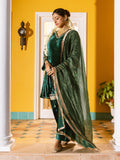 Emerald Velvet Complete Suit Set For Women's