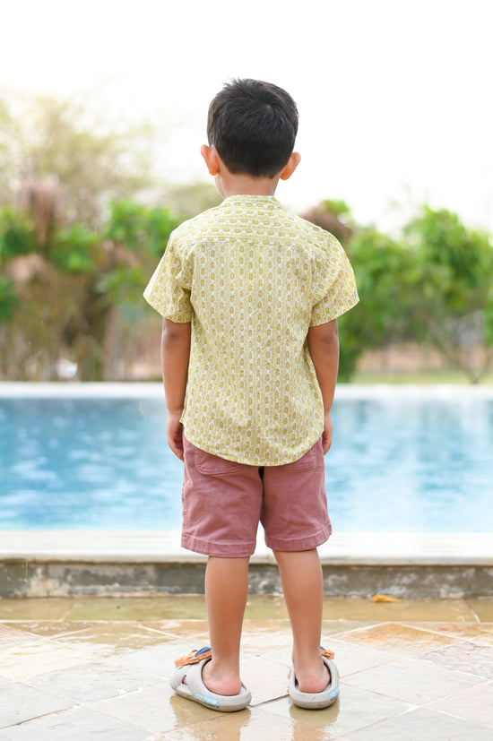 Pista Green Boys Shirt-Trending Shirts