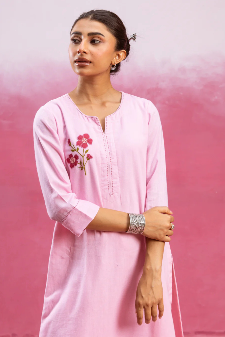 Baby Pink Kurta Pant