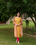 Avni Handblock Kurta With Dupatta (Pant Not Included)