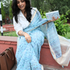 Powder Blue Saree