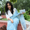 Powder Blue Saree