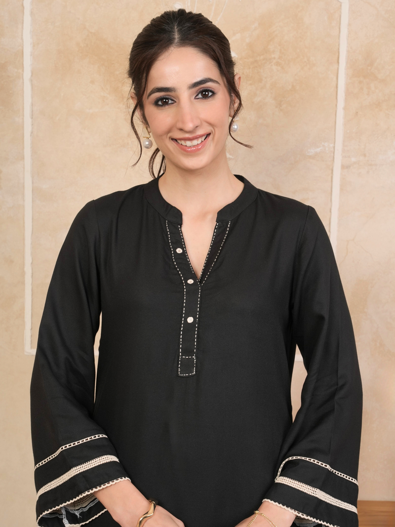 Black Kurta Pant