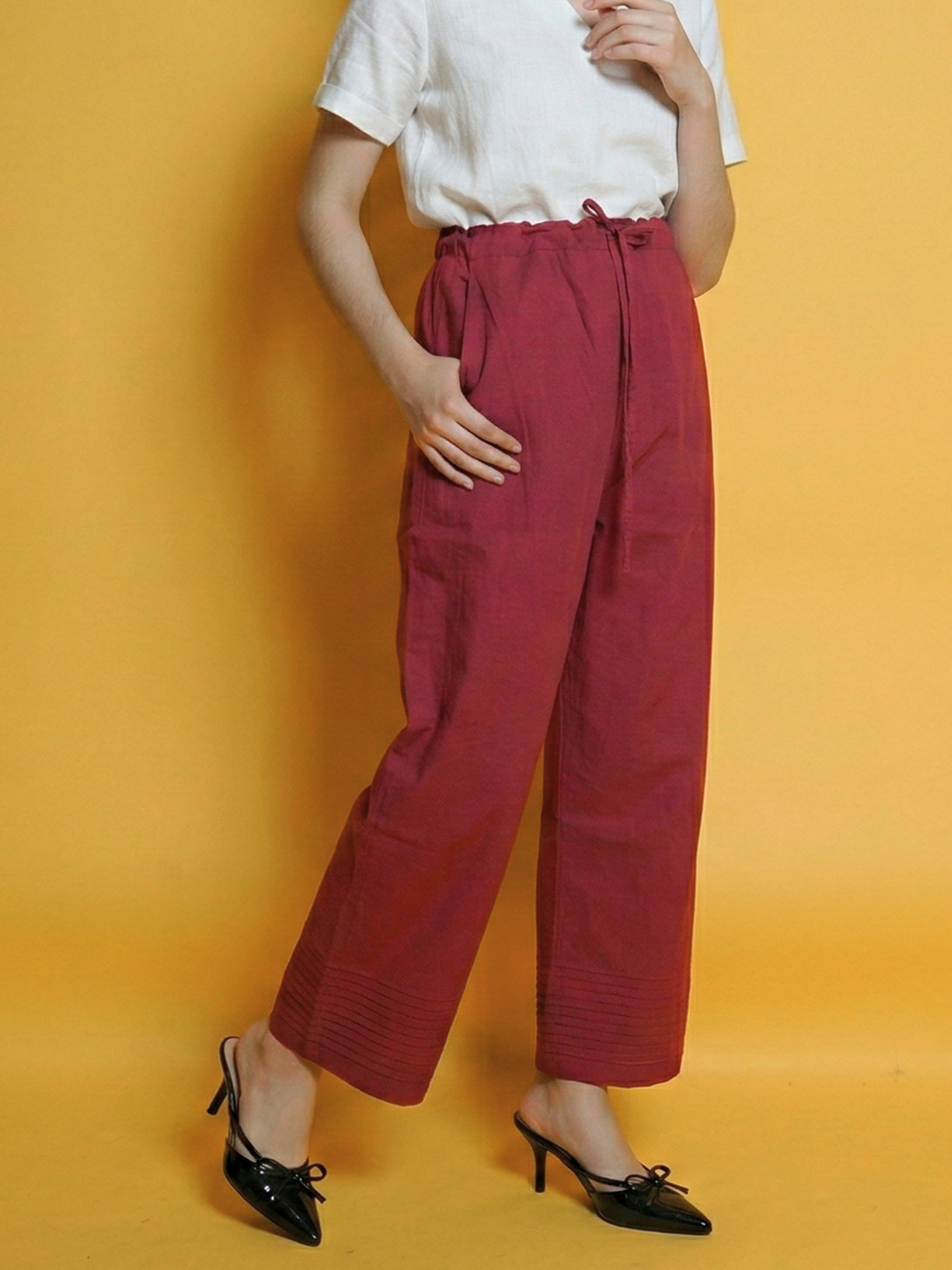 Maroon Palazzo