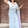 Sky Blue Kota Doriya Saree