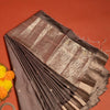 Mauve Colour Pure Silk Zari Work Saree