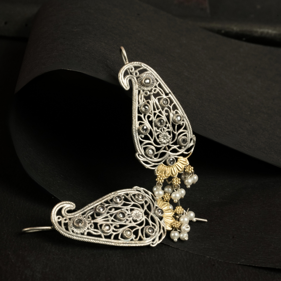 Lotus Drop Earrings