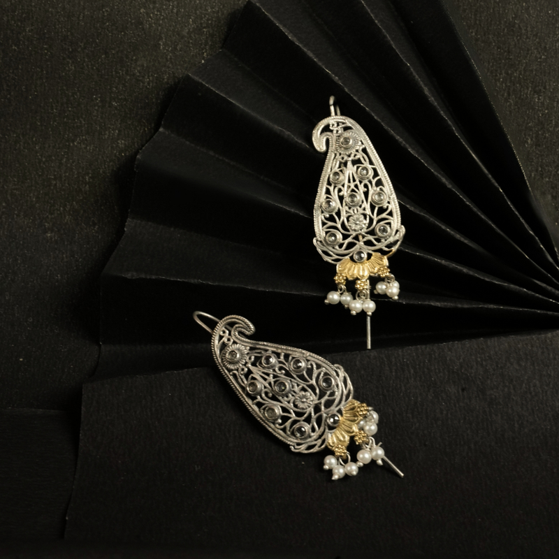 Lotus Drop Earrings