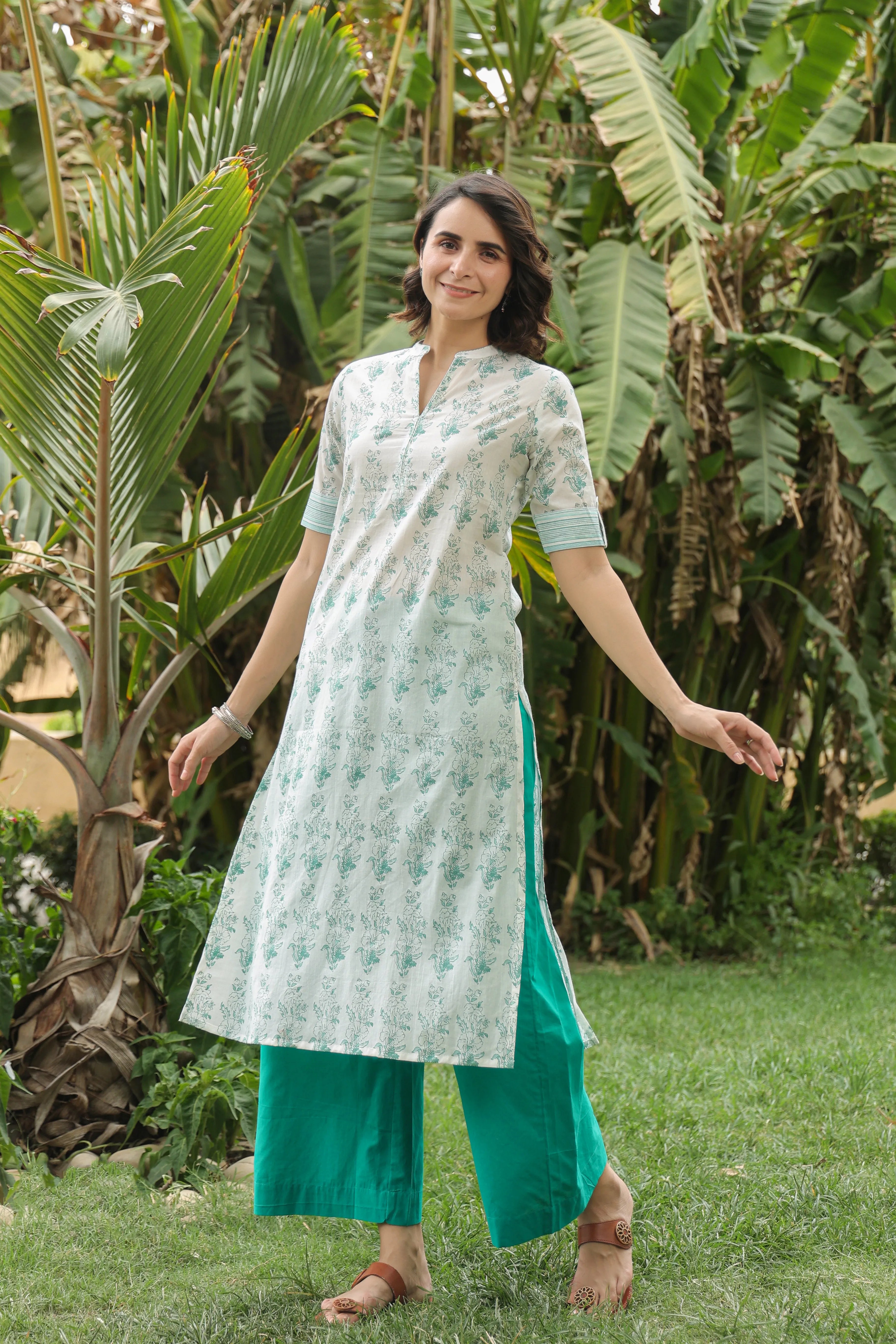 Harsha Cotton Staright Kurta-Women's Straight Kurti