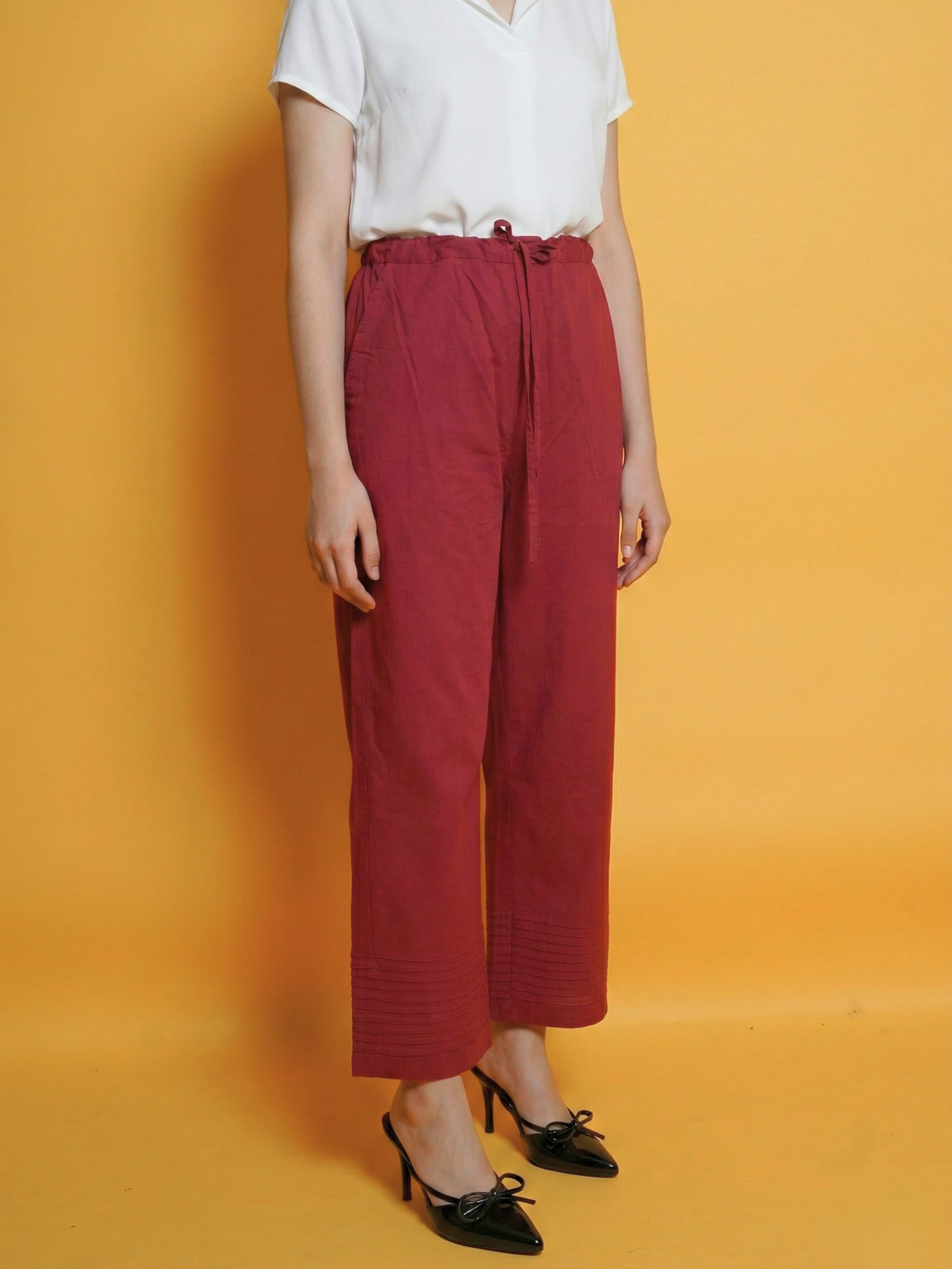 Maroon Palazzo
