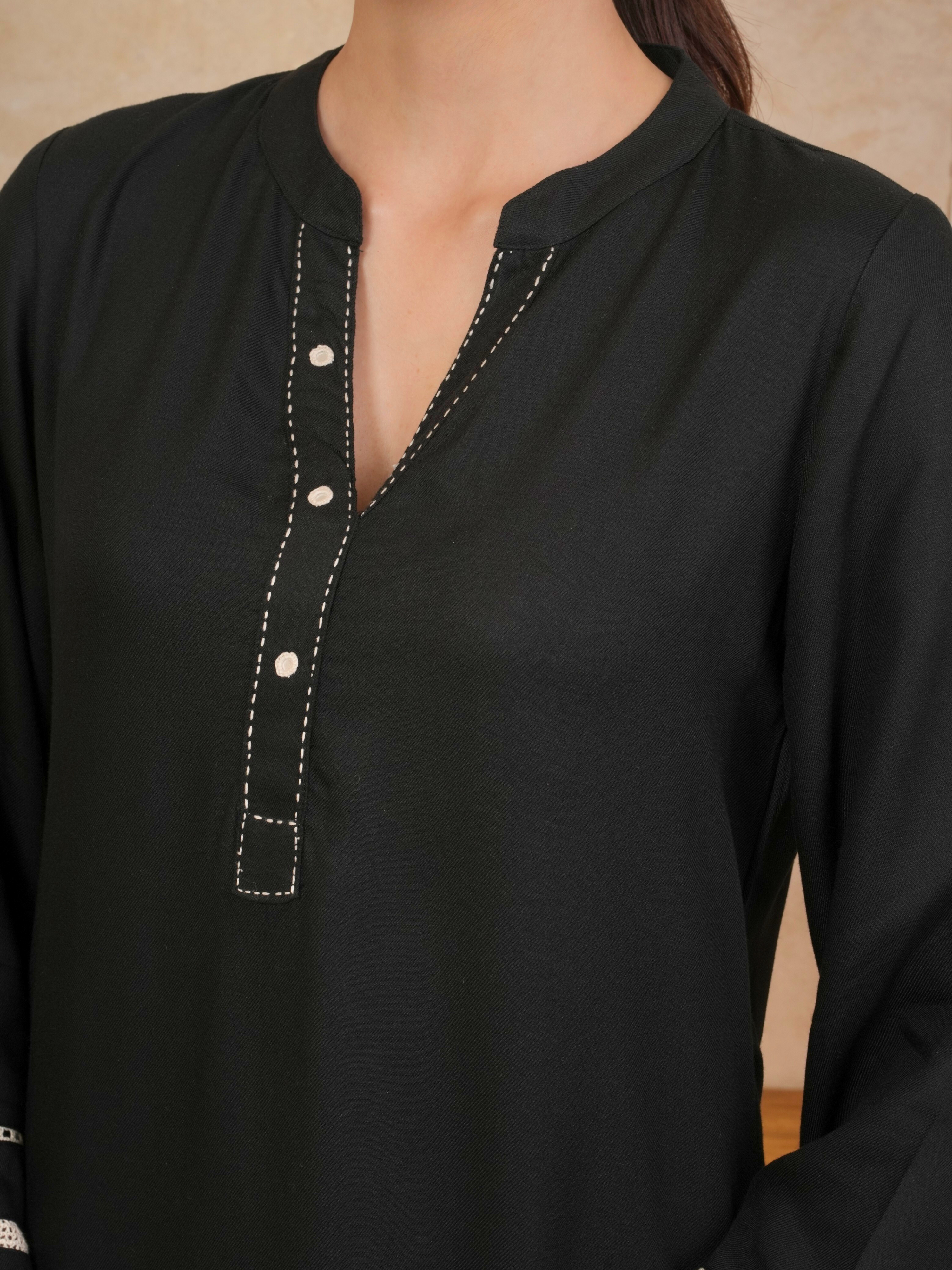 Black Kurta Pant